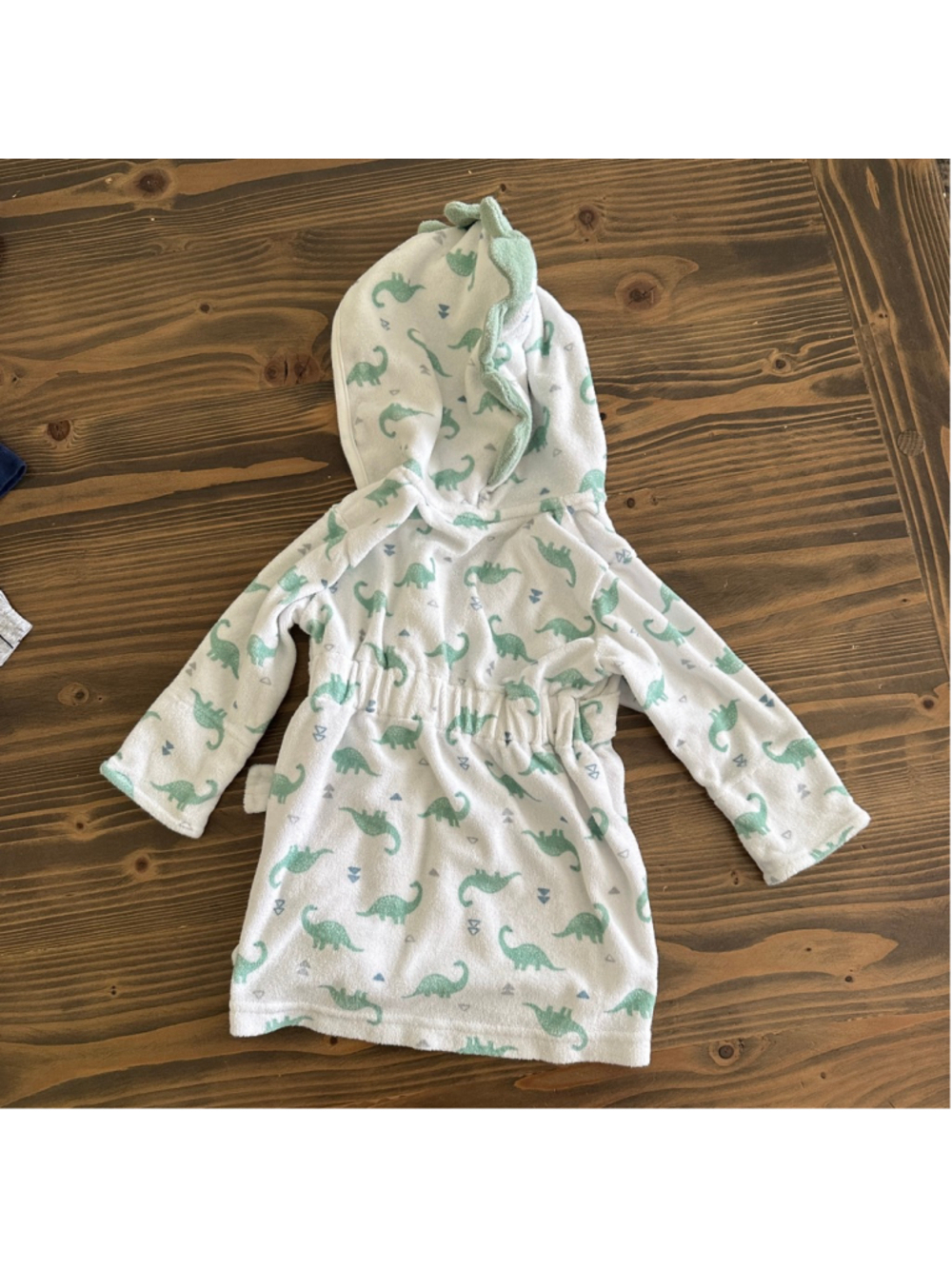 Baby Boy Clothes Lot 0-3 Months Old Navy Dinosaur Robe Romper 5 Pc - Picture 16 of 16